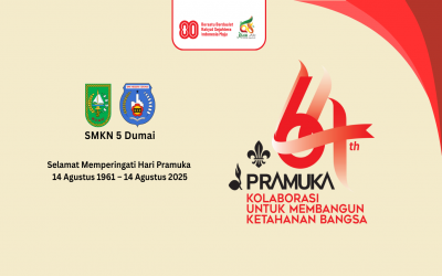 Hari Pramuka ke-64: Kolaborasi untuk Membangun Ketahanan Bangsa | SMK Negeri 5 Dumai